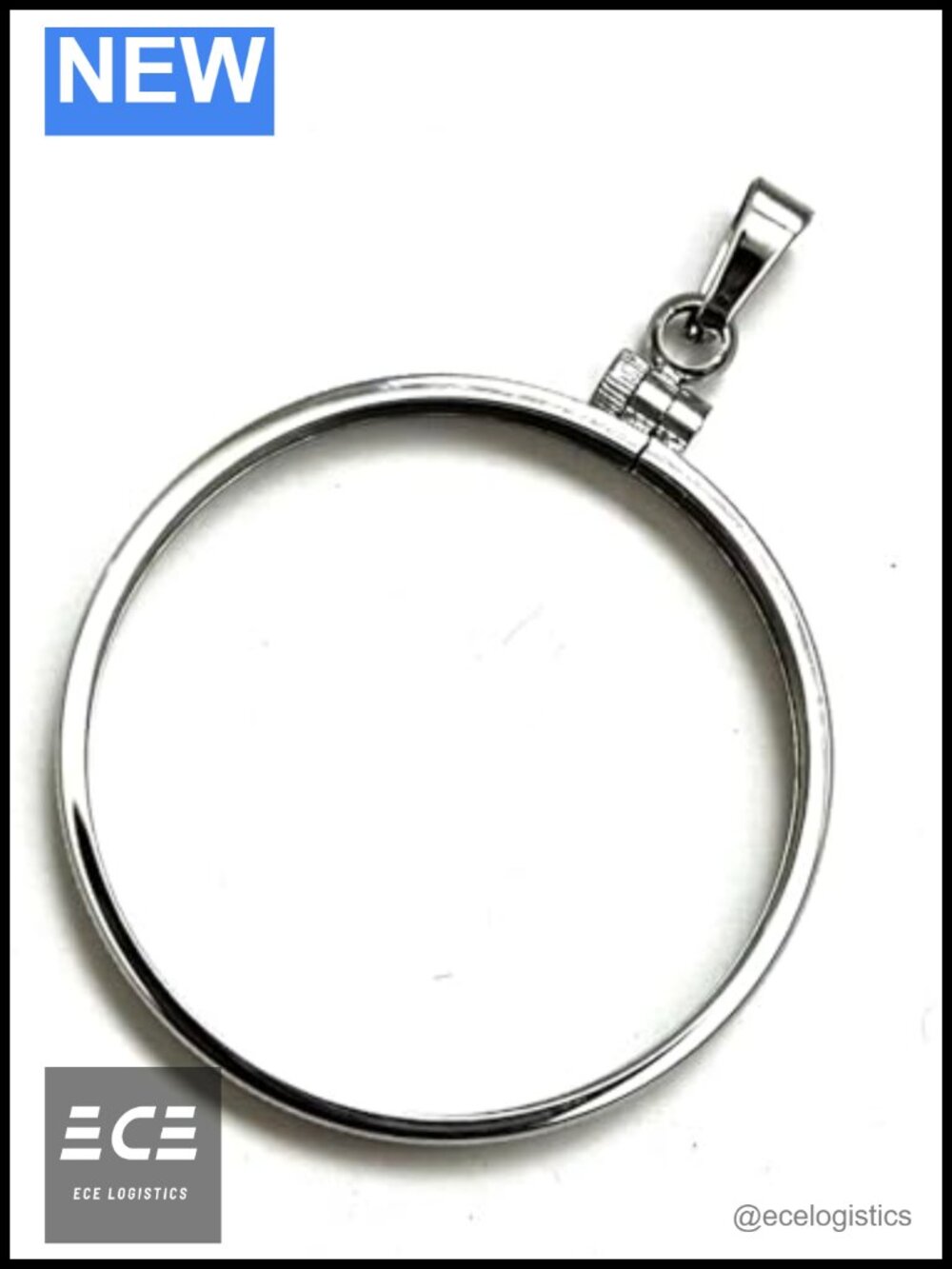 Stainless Steel Coin Bezels for 38mm Morgan Peace Ike Silver Dollars